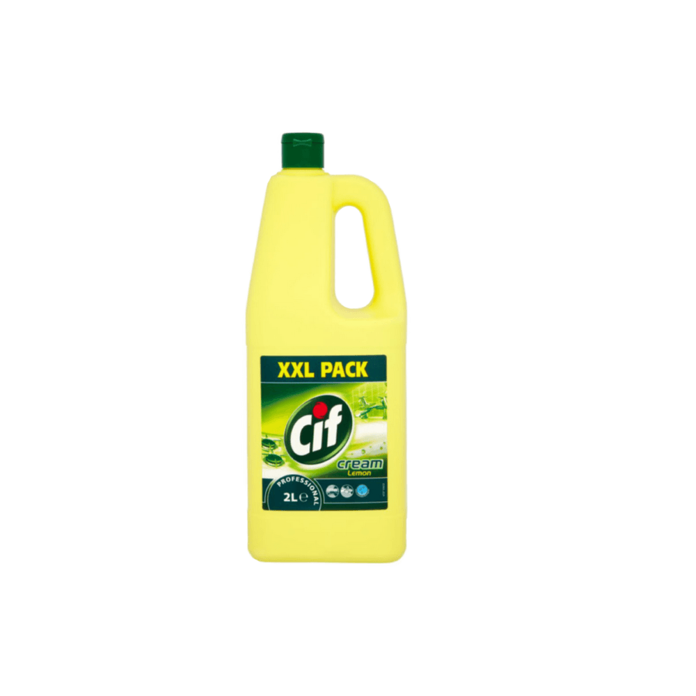 Crema de curatat CIF Lemon, 2L, W2124 Cif imagine 2022 cartile.ro