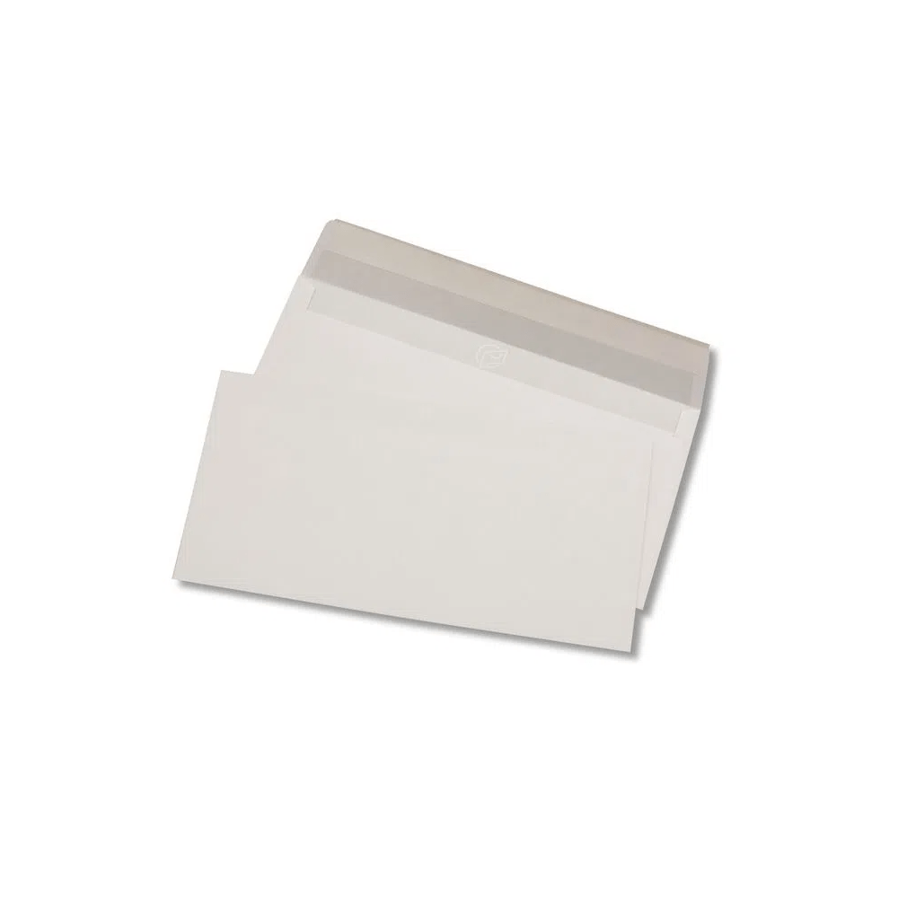 Plic DL, 110 x 220 mm, siliconic, alb, 1000 bucati/set dacris.net poza 2021