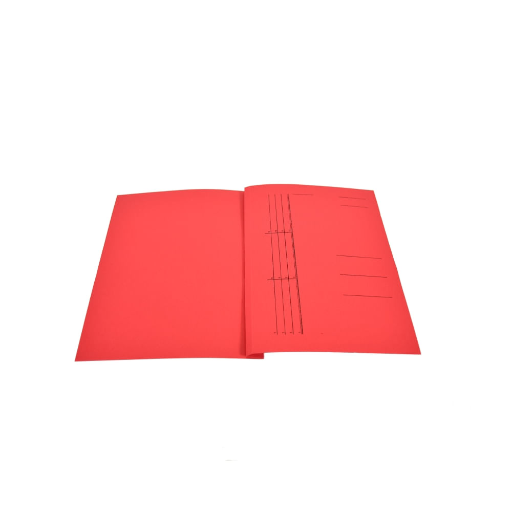 Dosar Sina Carton Supercolor Rosu 25 Buc/Set