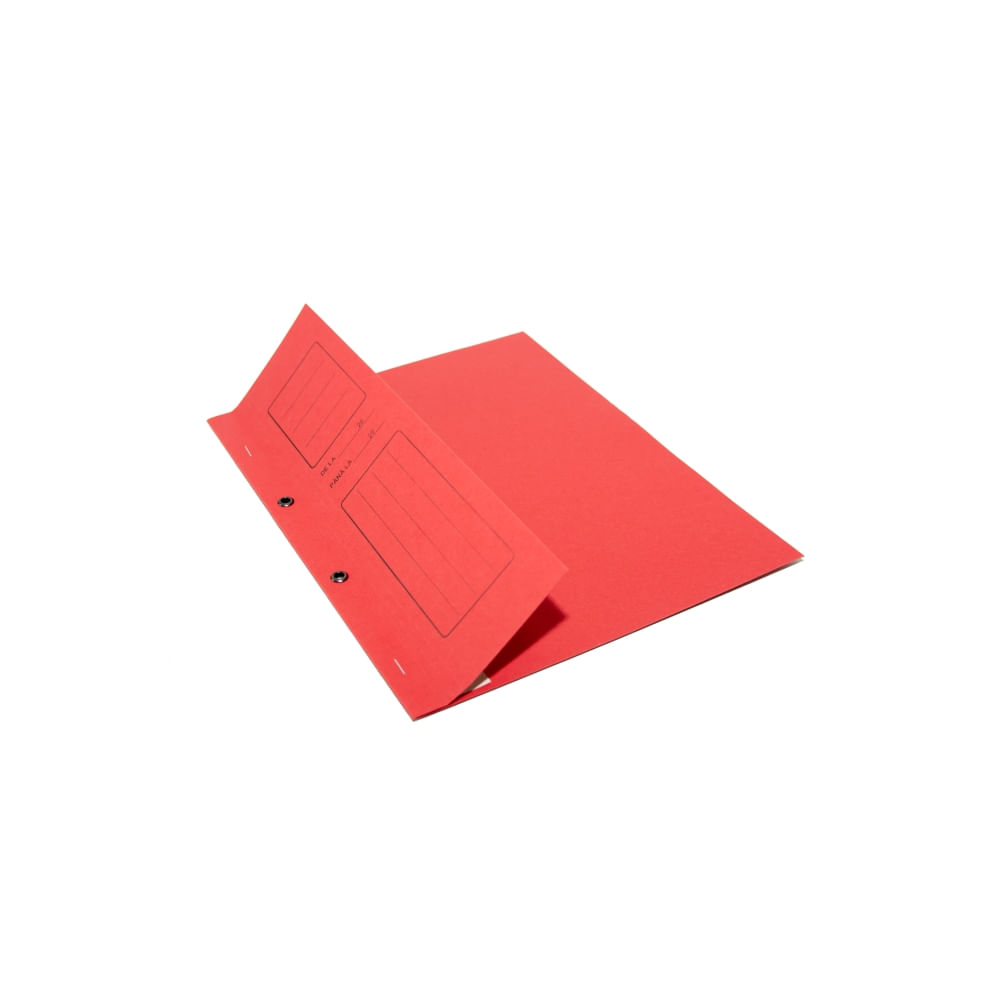 Dosar 1/2 Capse Carton Supercolor Rosu 25/Set