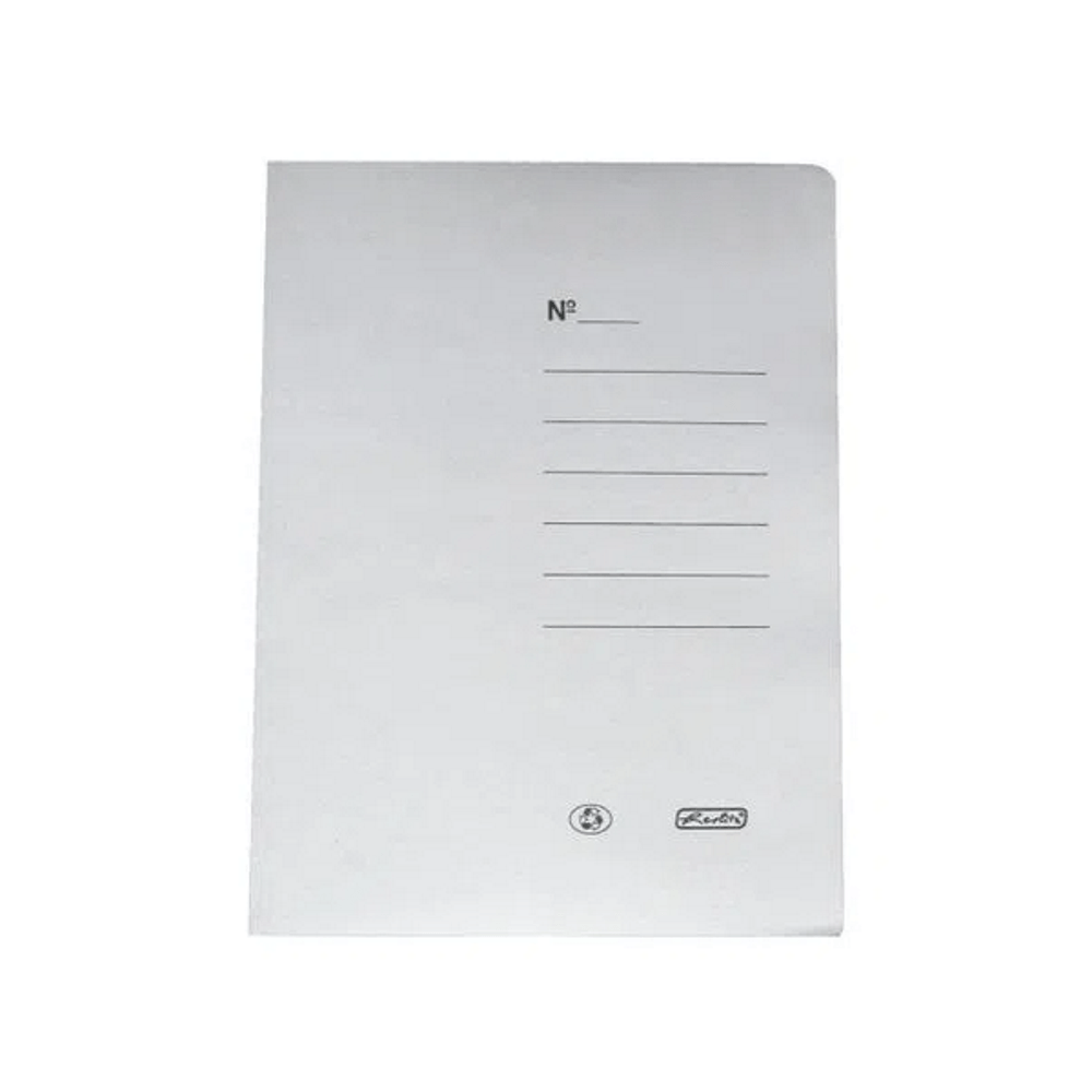 Dosar de carton Herlitz cu sina carton 230 g/mp arc tare 100 buc/set