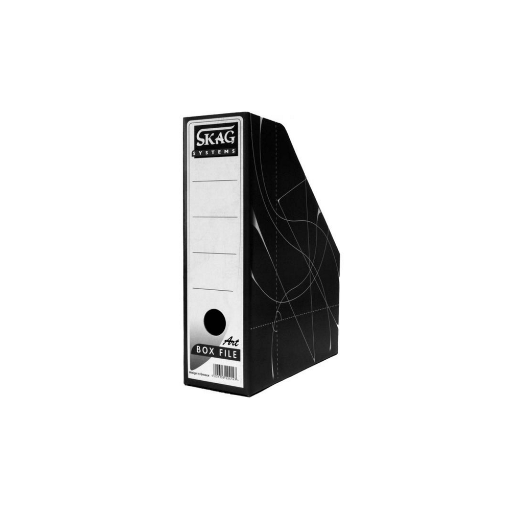 Suport reviste carton color negru skag 25 buc/set