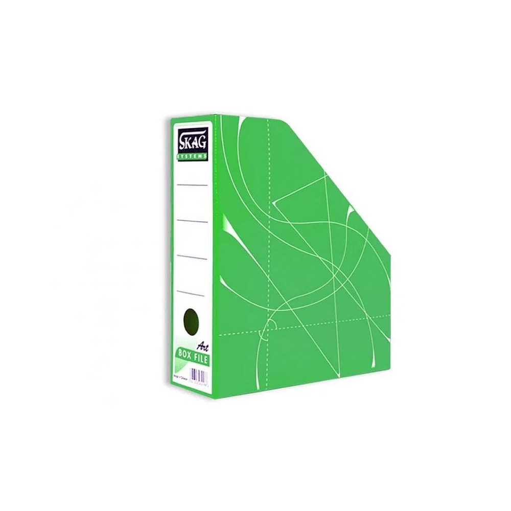 Suport reviste carton color verde skag 25 buc/set