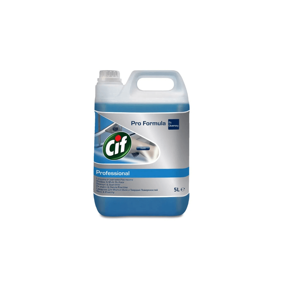 Detergent pentru geamuri CIF Professional 5L Detergent pentru geamuri CIF 5l