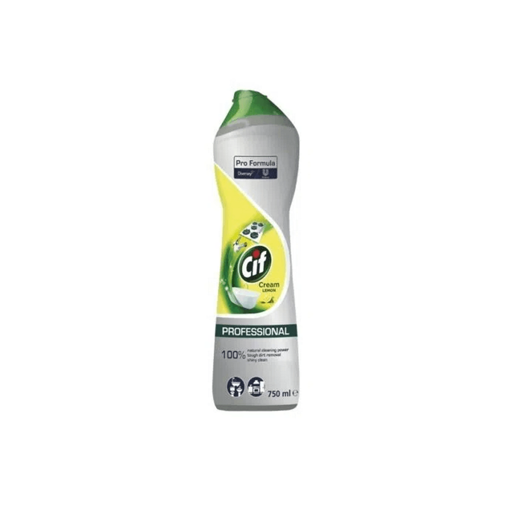 Crema de curatat CIF Lemon, W2382, 750 ml Cif