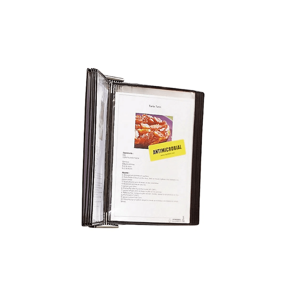Display de perete Sterifold A4 10 folii negru Display de perete Sterifold A4 10 folii negru