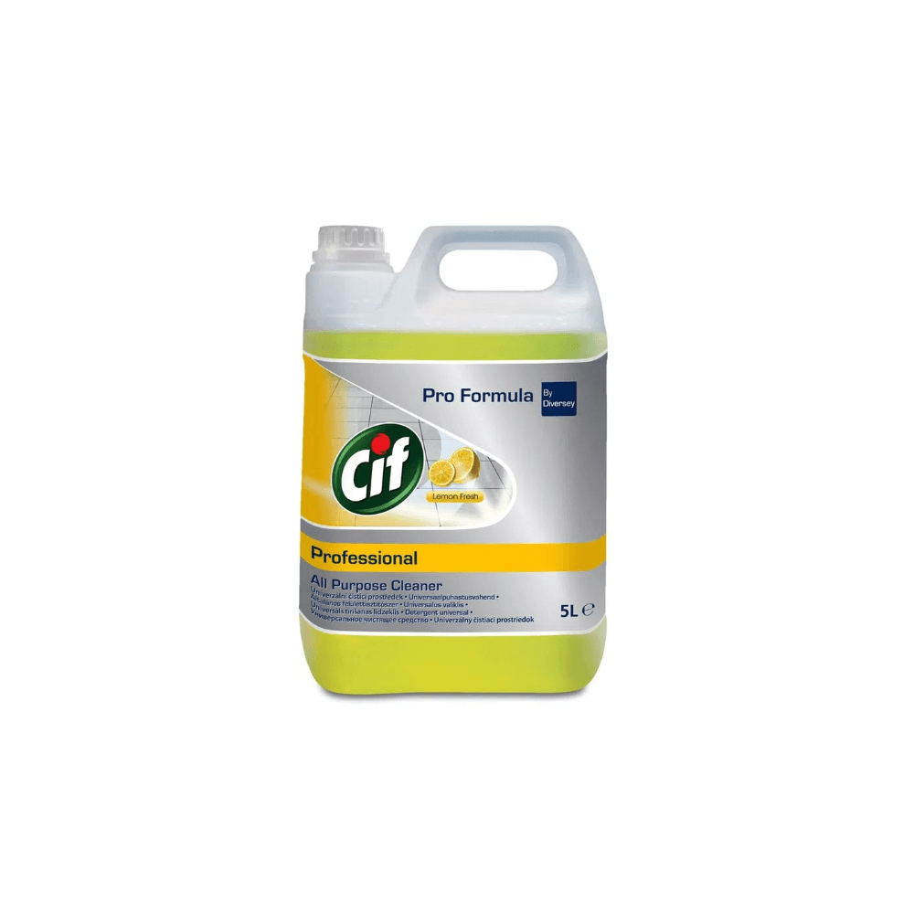 Detergent pardoseala universal CIF Profesional 5l cu parfum lemon fresh Detergent pardoseala universal CIF 5l lemon fresh