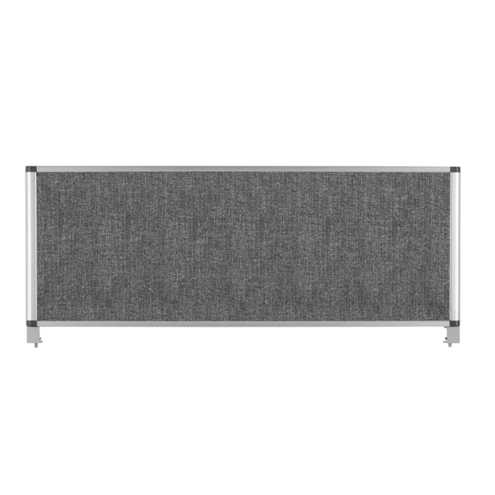 Panou separator birou antifonic gri Bi Office 90 x 35 cm