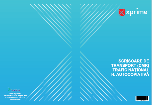 Scrisoare de transport (CMR) 3 exemplare Scrisoare de transport (CMR) 3 ex