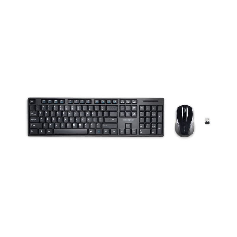 Kit tastatura + mouse Kensington profit low-profile conexiune wireless negru