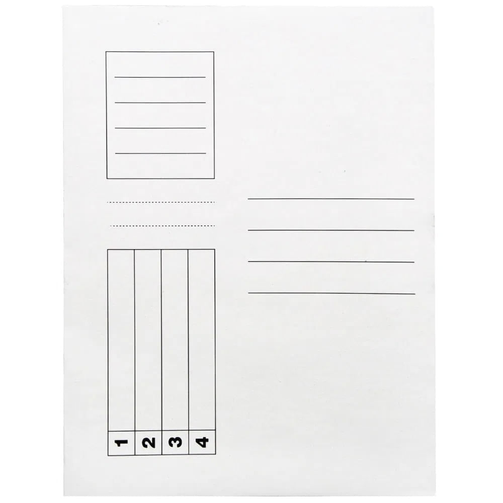 Dosar plic carton alb 10 buc/set