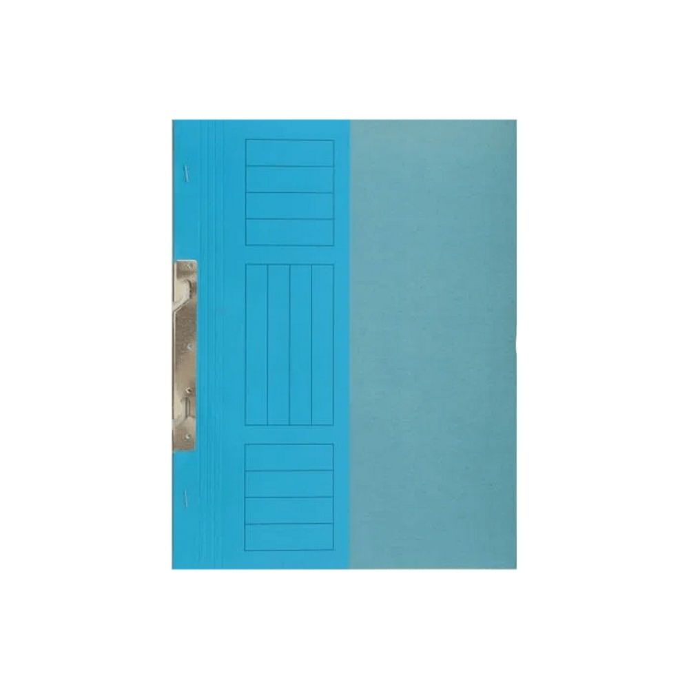 Dosar incopciat 1/2, carton supercolor, albastru, 10buc/set