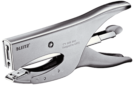 tacker leitz Capsator argintiu metalic tip cleste 24/8 mm 40 coli Leitz