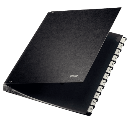 tacker leitz Mapa documente A4 carton cu index 1-12 Leitz