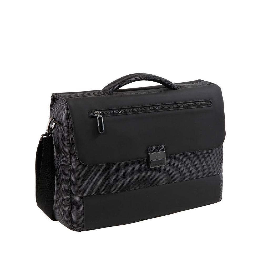 Geanta laptop si ipad Gate negru dacris.net imagine 2022 cartile.ro