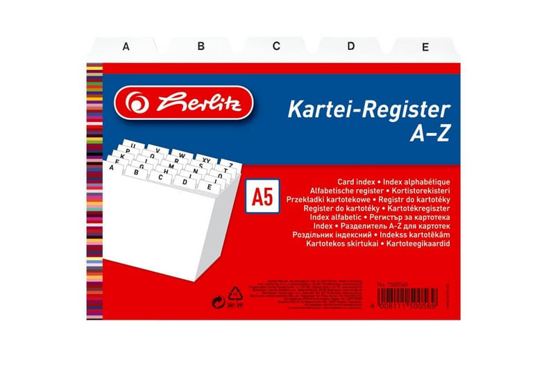 s.c. a z s.r.l. anvelope Index carton A-Z A5 Herlitz
