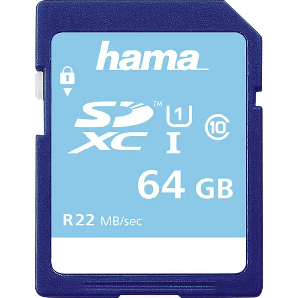 Card de memorie HAMA SDXC 64GB 22MB/s class 10 UHS-I