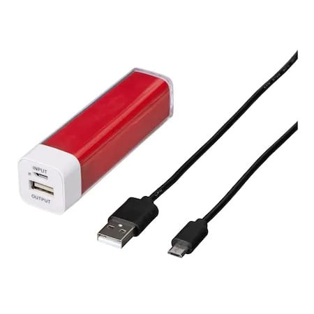 Baterie externa hama, 2600mah, rosu