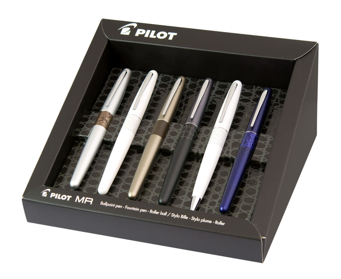 Display Neechipat Pilot Mr Wildness negru pentru 6 instrumente de scris