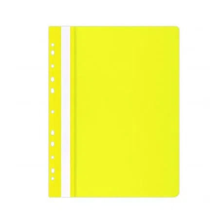Dosar A4 Noki plastic cu sina si multiperforatii 25/set Dosar A4 Noki plastic cu sina si multiperforatii 25/set galben