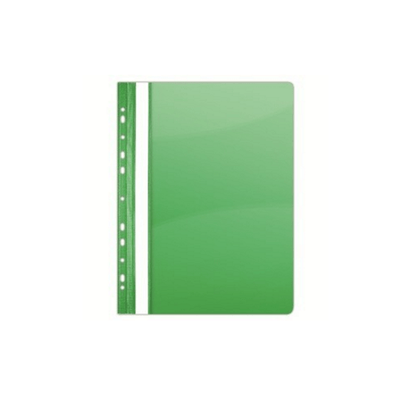 Dosar A4 Noki plastic cu sina si multiperforatii 25/set Dosar A4 Noki plastic cu sina si multiperforatii 25/set verde
