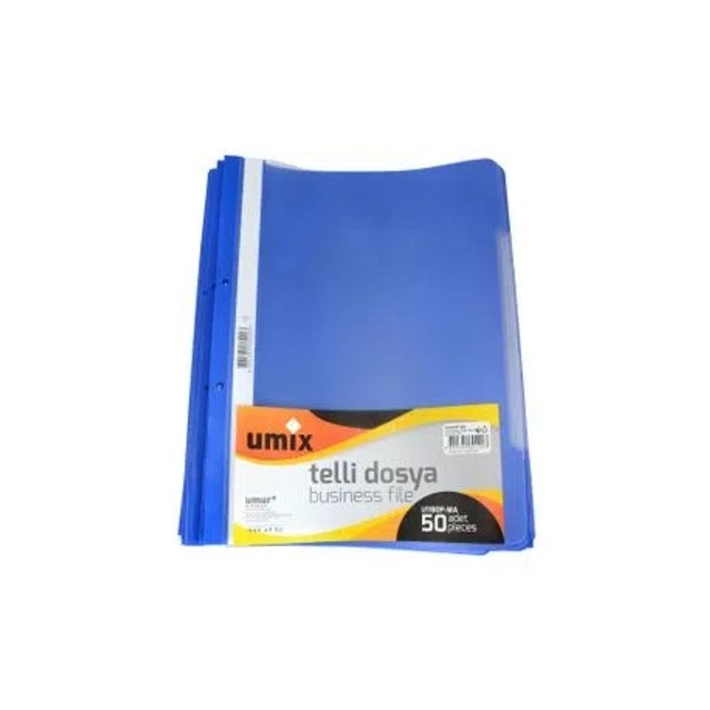 Dosar a4 umix, plastic, cu sina si perforatii, 10buc/set dosar a4 umix, plastic, cu sina si perforatii, albastru, 10buc/set