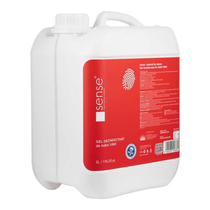 Gel dezinfectant pentru maini cu 70% alcool Sense 5L Gel dezinfectant 5 L Sense