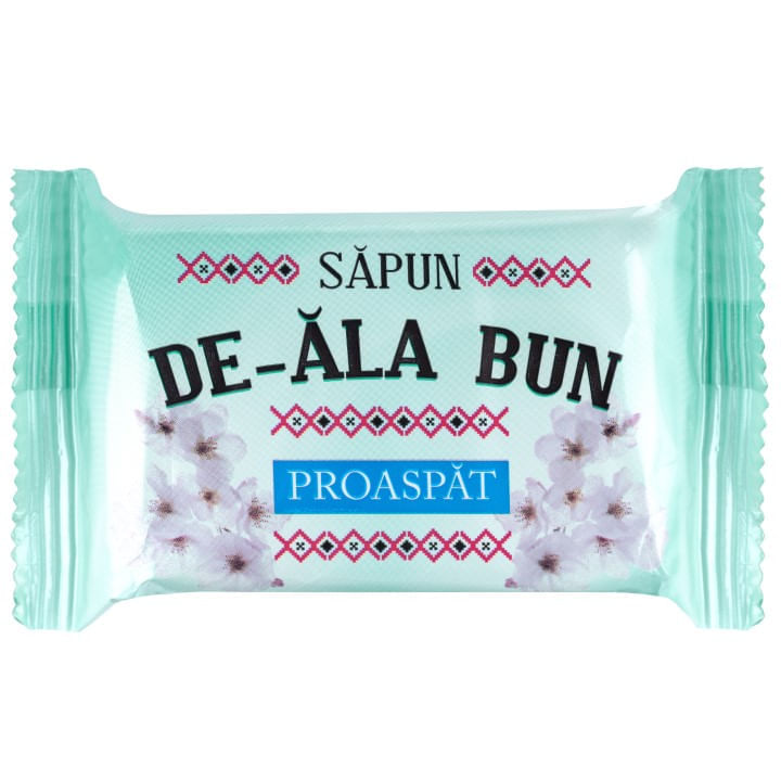 Sapun solid pentru maini cu parfum proaspat De-ala Bun 100 g Sapun solid 100 g proaspat De-ala Bun