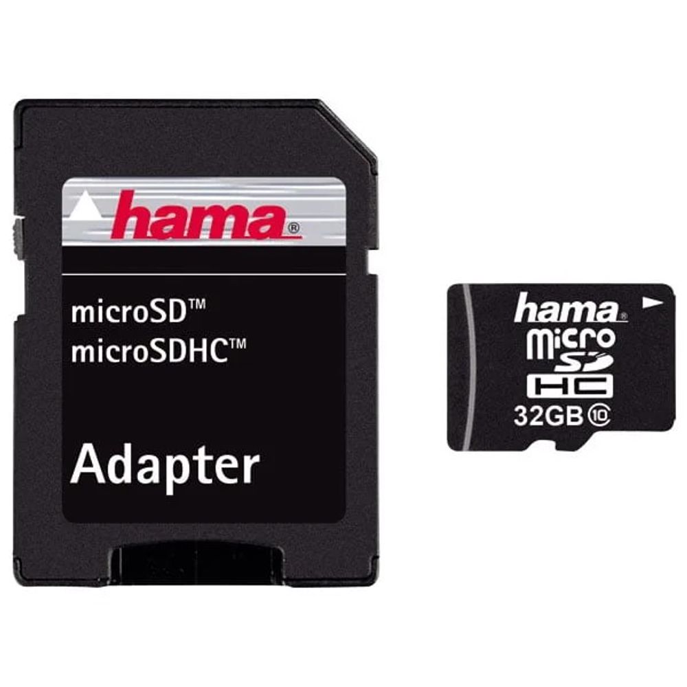 Card microsdhc Hama 32gb + adaptor dacris.net imagine 2022 depozituldepapetarie.ro