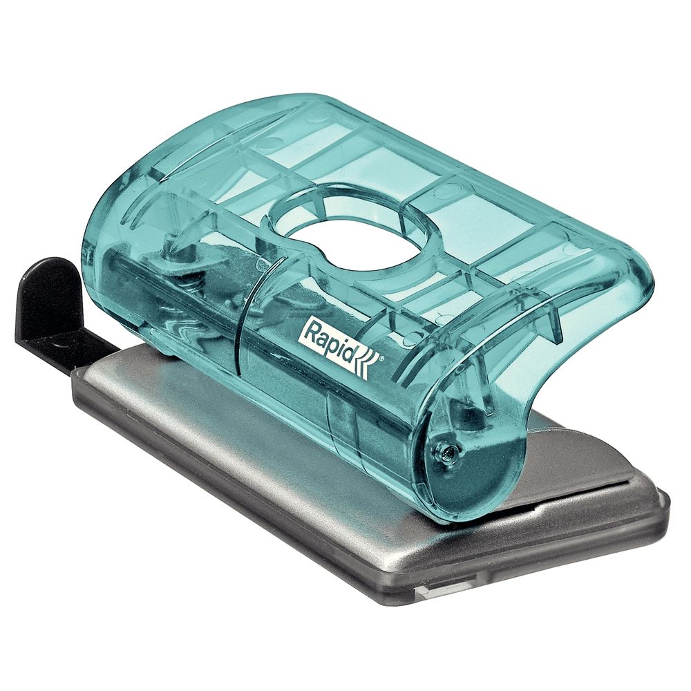 Perforator plastic rapid colour'ice fc5, 10 coli, blister, albastru
