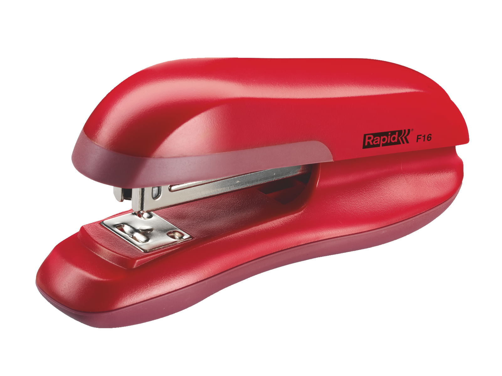 Capsator hartie 30 coli plastic rosu caspe 24/6 26/6 Rapid F16 Capsator plastic Rapid F16 30 coli cutie capsare inchisa/deschisa sau tip cui rosu