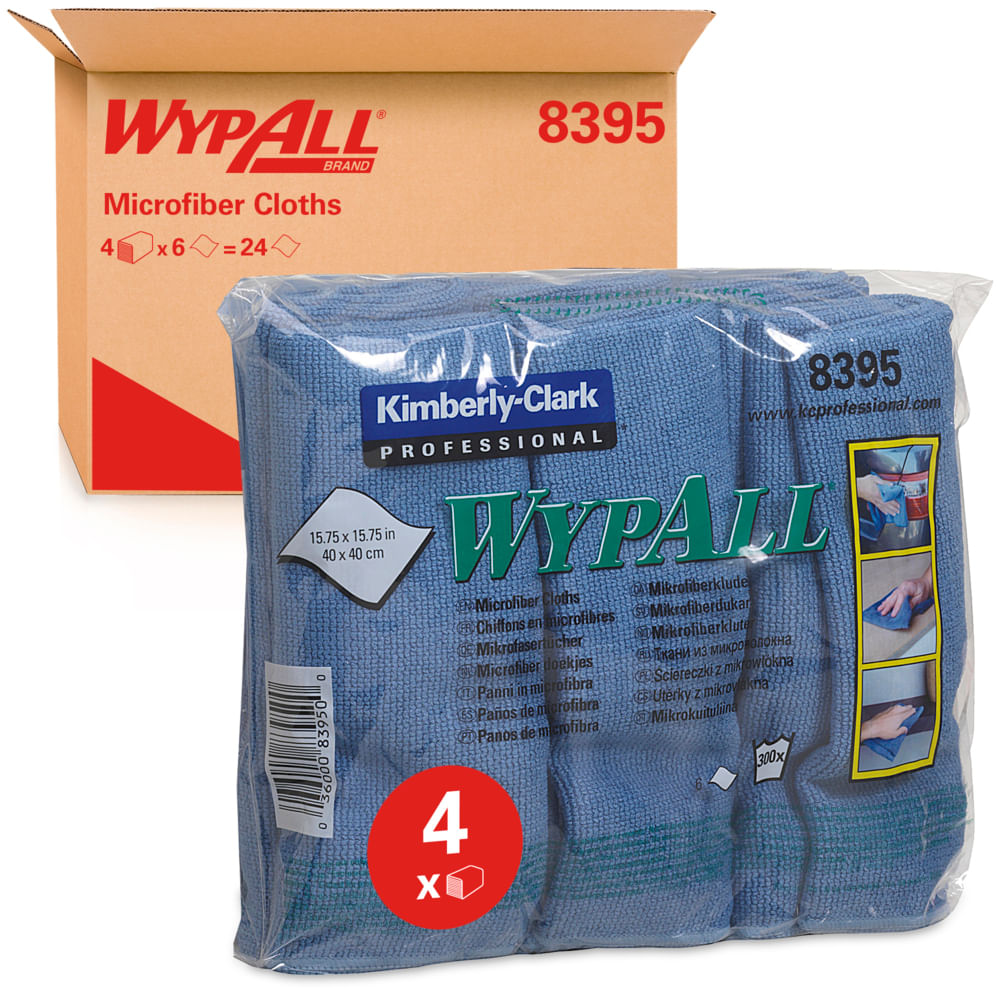Laveta microfibra wypall, albastra, 40x40cm, 6 bucati lavete microfibra wypall, albastre, 40x40cm, 6 bucati