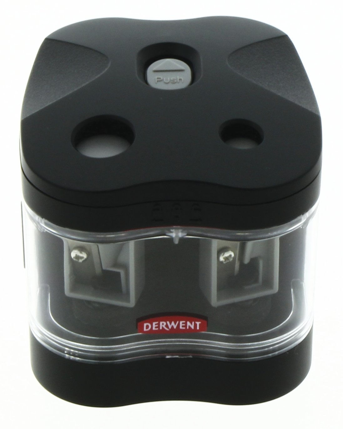 Ascutitoare electrica dubla plastic negru Derwent Professional