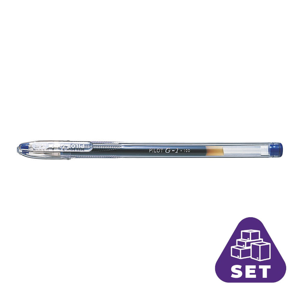 Set 12 rollere cu gel G1 Pilot 0.7 mm varf mediu Roller Cu Gel G1 0.7 Albastru Pilot 12/Bax dacris.net imagine 2022 depozituldepapetarie.ro