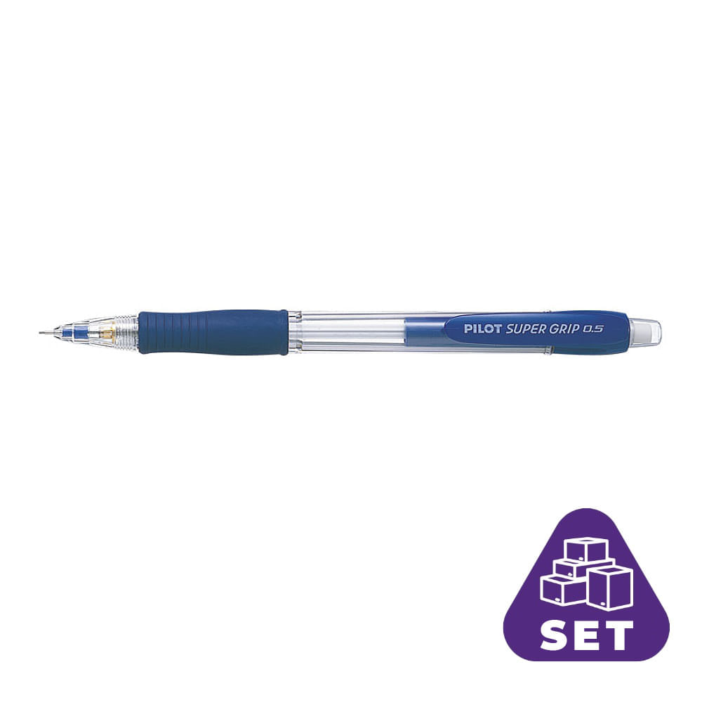 Creion mecanic 0.5 super grip rosu 12/bax creion mecanic 0.5 super grip albastru 12/bax