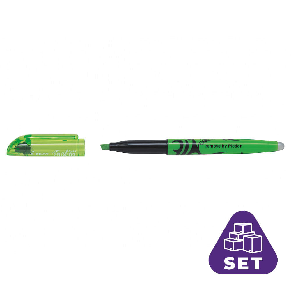 Textmarker frixion light pilot 12/bax textmarker frixion light verde pilot 12/bax