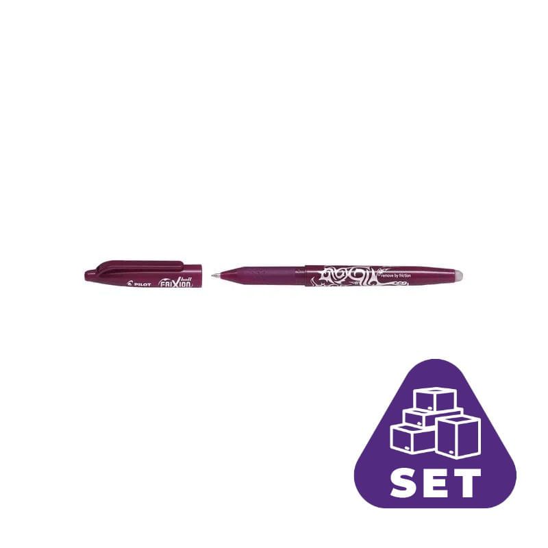 Roller 0.7 vf mediu frixion pilot 12/bax roller frixion ball, 0.7 mm, varf mediu, 12 buc/bax, bordeaux