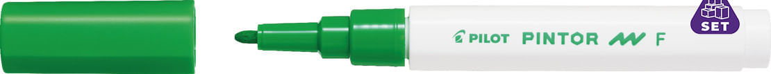 Marker cu vopsea pintor albastru fine pilot 6/bax marker cu vopsea pintor verde deschis fine 6/bax