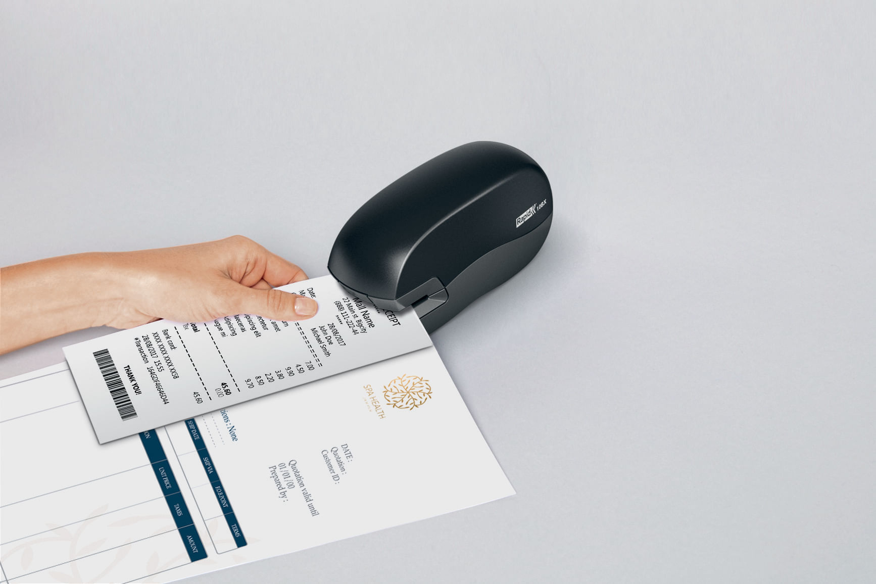 test rapid streptococ Capsator electric negru plastic 24-26/6 mm 10 coli Rapid