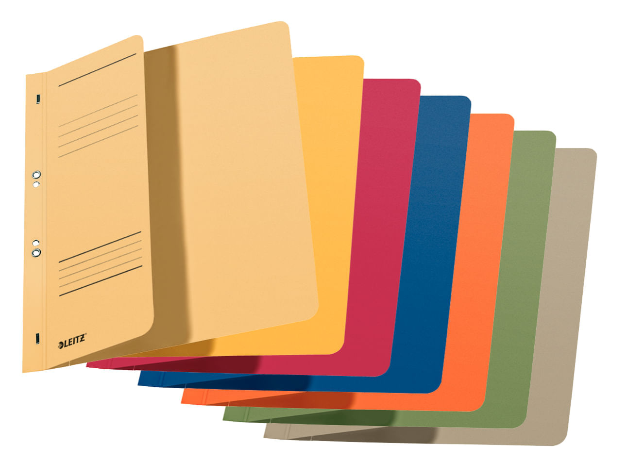 Dosar cu sina Leitz 1/2 carton A4 cu capse 170 coli Dosar cu sina Leitz 1/2 carton A4 cu capse 170 coli rosu