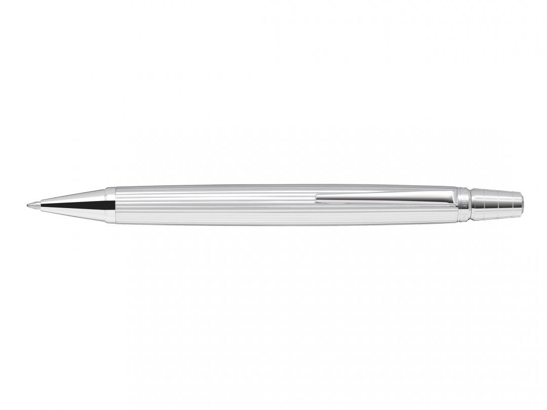 Pix retractabil Raiz Pilot 0.7mm varf mediu corp argintiu Pix retractabil Pilot Raiz 0.7mm argintiu