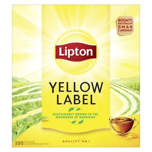 Ceai Lipton Yellow Label 100 plicuri dacris.net imagine 2022 depozituldepapetarie.ro