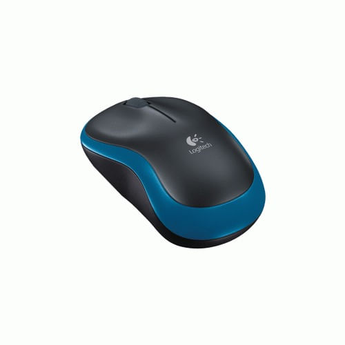 Mouse Optic Logitech M185 USB Wireless Black-Blue