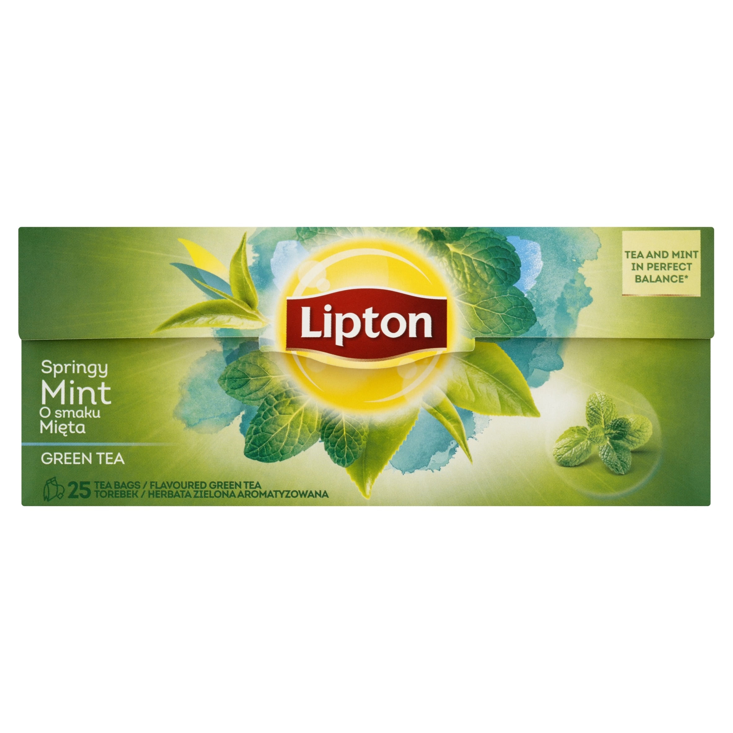 Ceai Lipton verde menta 25 plicuri/cutie