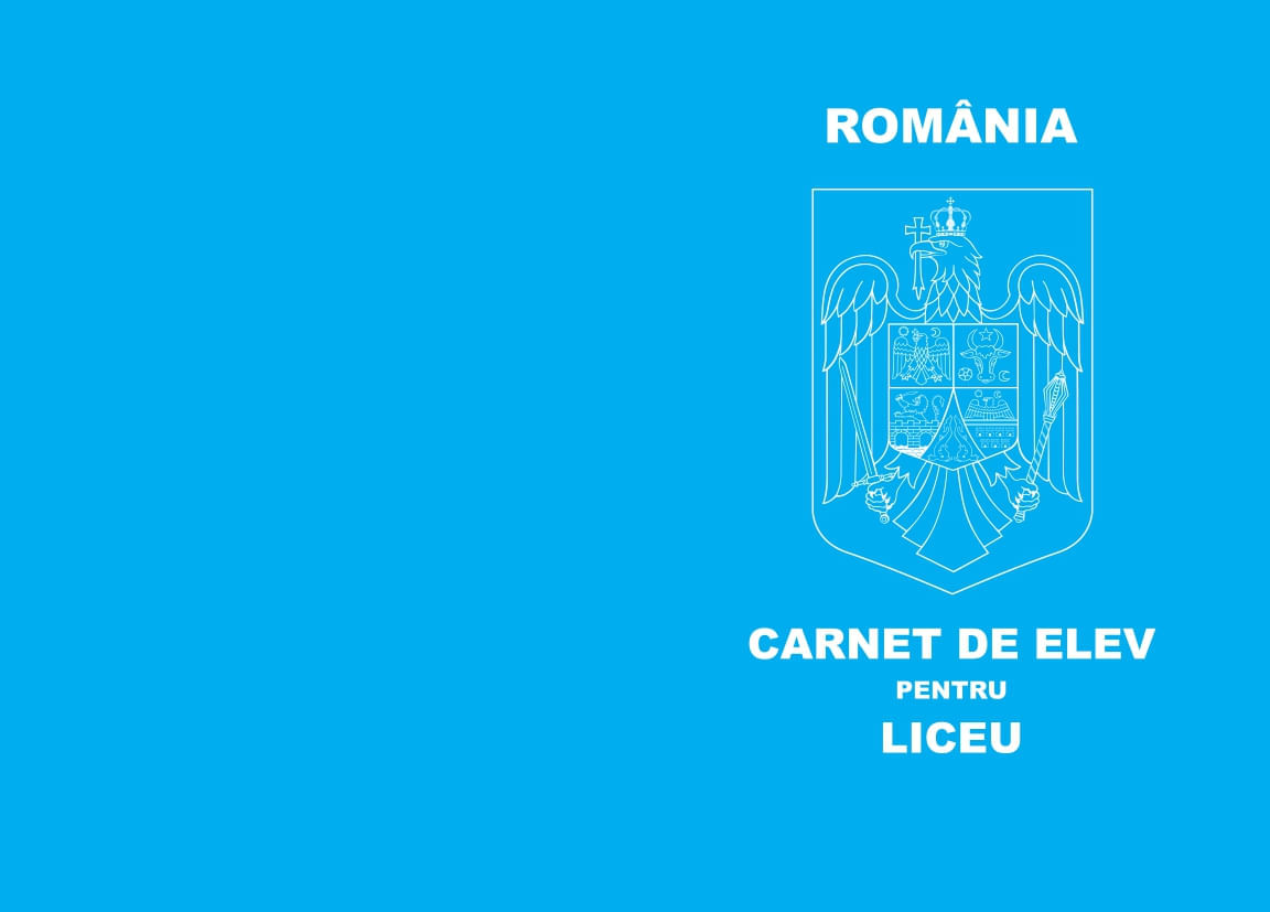 Carnet de elev pentru invatamantul liceal