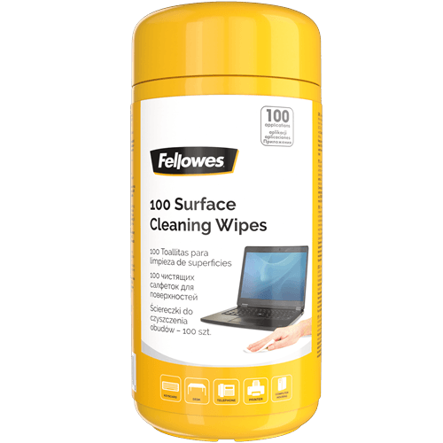 Servetele fellowes pentru curatarea suprafetelor 100 buc/set