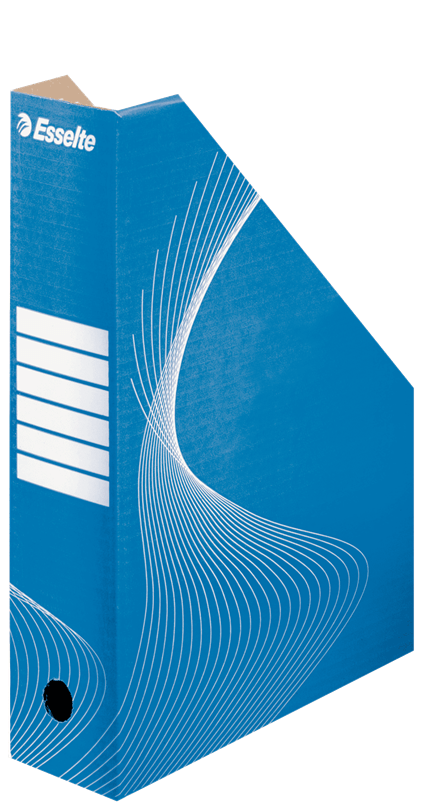 suport reviste Suport documente si reviste albastru carton Esselte
