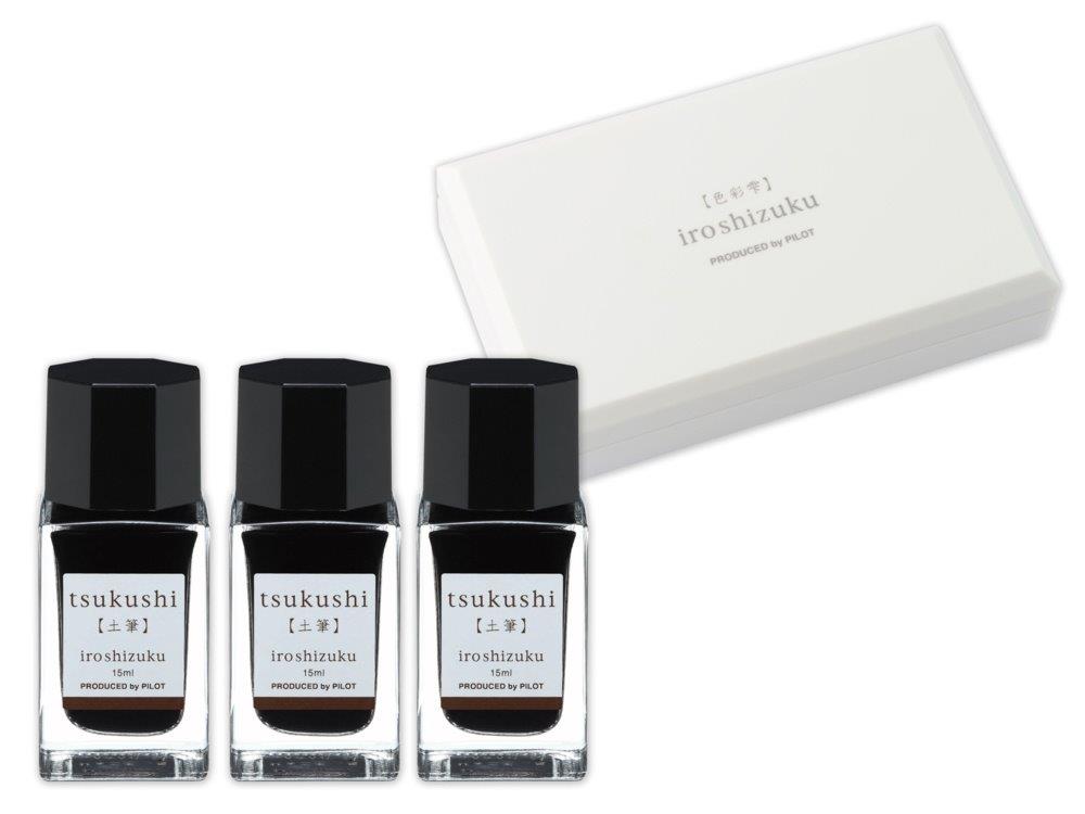 Cerneala Iroshizuku mini Maro Tsukushi 15 ml 3 bucati/set