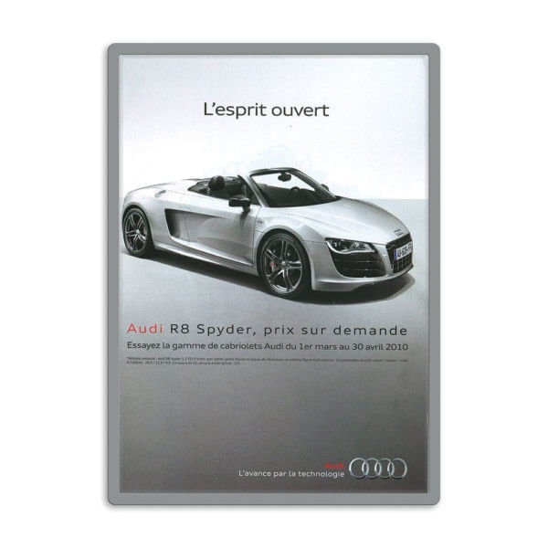 Rama 50 x 70cm gri autoadeziva inchidere magnetica