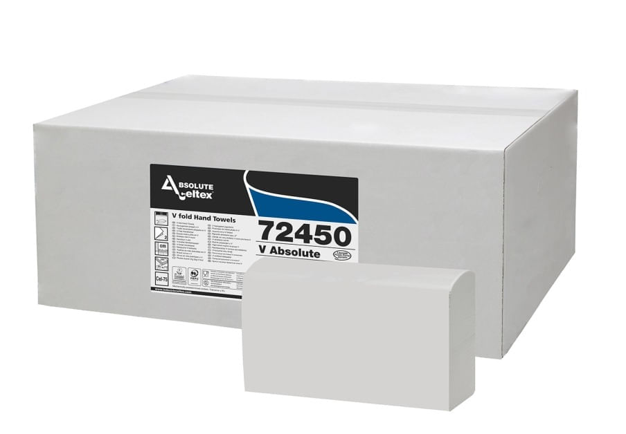 Prosoape V absolute albe 250x20